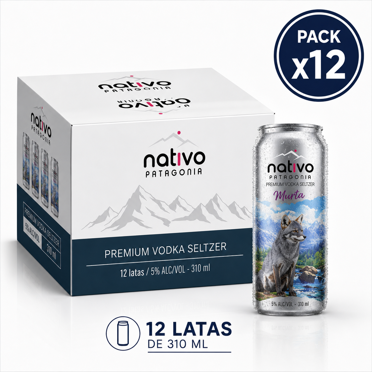 Murta Vodka Seltzer 12 x 310 ml