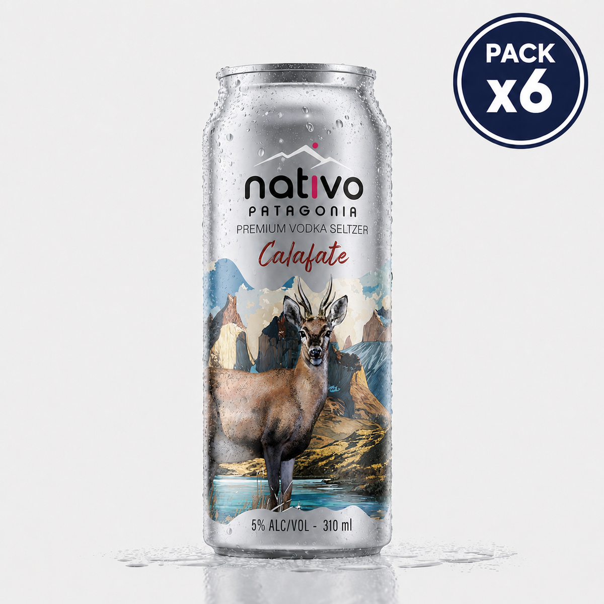 Calafate Vodka Seltzer 6 x 310 ml